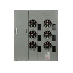 125A 120/240VAC 6-Gang Meter Pack with Horn Bypass 1MP6126RRLB