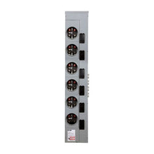 125A 120/208VAC 6-Gang Meter Pack with Horn Bypass 3MM612R12RLB
