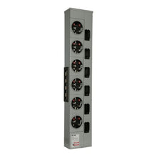 125A 120/208VAC 6-Gang Meter Pack with Horn Bypass 3MM612R12RLB