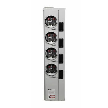 125A 120/240VAC 4-Gang Meter Pack 1MP4124RRL