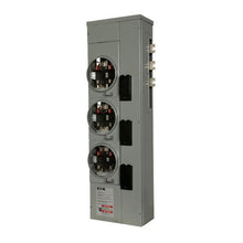 125A 120/240VAC 3-Gang Meter Pack with 800A Bus Horn Bypass 1MM312RRLB