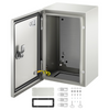 NEMA 4X Steel Enclosure 12 x 8 x 6'' Electrical Junction Box IP66