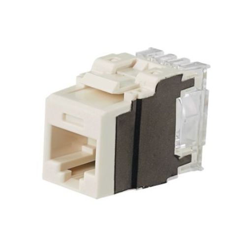 NetKey Category 6A Keystone Punchdown Jack Module Off White NK6X88MIW