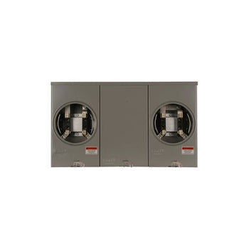 2 Gang 100A 600V Single Phase Four Jaw Meter Socket 1008951CH