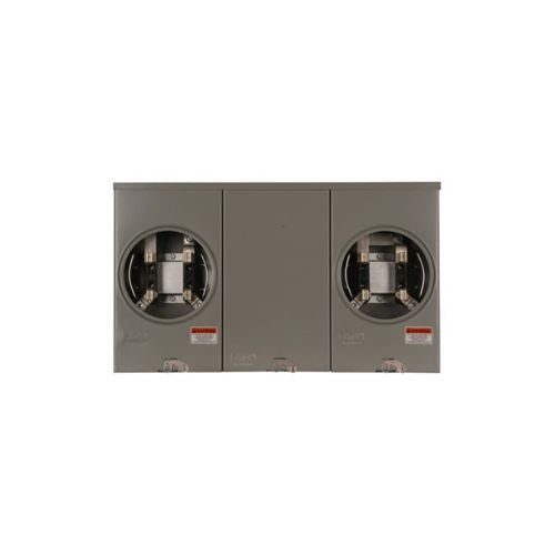 2 Gang 100A 600V Single Phase Four Jaw Meter Socket 1008951CH