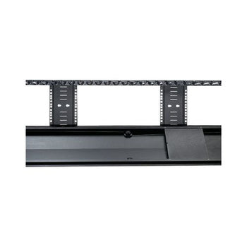 Vertical Cable Manager 12 Wide Single Sided Black PE2VFD12