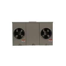 2 Gang 200A 600V Single Phase Four Jaw Meter Socket 1009613CH