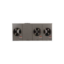 3 Gang 200A 600V Single Phase Four Jaw Meter Socket 1009614CH