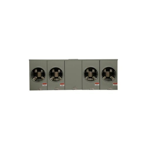 4 Gang 200A 600V Single Phase Four Jaw Meter Socket 1009615CH
