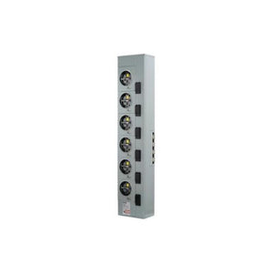 2 Gang 100A 600V Single Phase Four Jaw Meter Socket 1009693CH