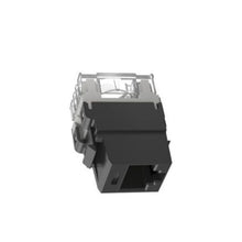 UTP RJ45 Category 6A Keystone Punchdown Jack Module Black NK6X88MBL-Q