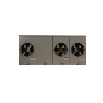 5 Gang 100A 600V Single Phase Four Jaw Meter Socket 1009696CH