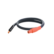 3 ft 4/0 Genflex Type W Pigtail Male/Female 16 Series Cam Connector to Bare End