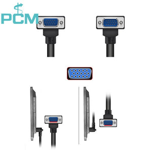 VGA Right Angle Cable 90 Degree PCM-ANC-18