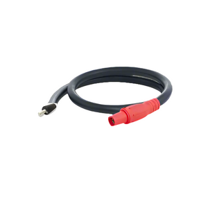 3 ft 4/0 Genflex Type W Pigtail Male/Female 16 Series Cam Connector to Bare End