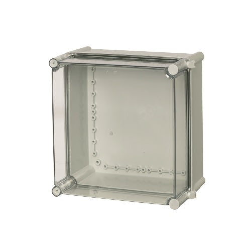 Clear 2 hinge cover SOLID Series PC enclosure UL PC 2828 13 T-2FSH