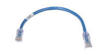 Cat 6 24 AWG UTP Copper Patch Cord, 1 ft, Blue - UTPSP1BUY