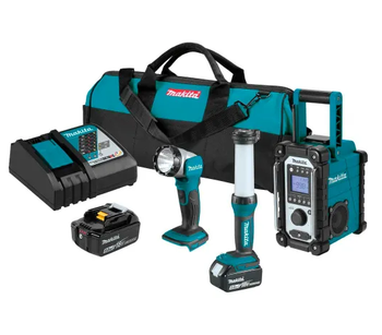 18V Makita LXT Cordless Emergency Preparedness Combo Kit XT338T