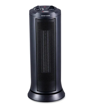 800/1500W Lorell Ceramic Tower Heater Black LLR33558