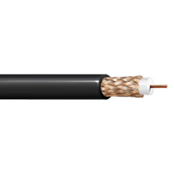 Belden 8237 13 AWG RG-8/U 52 Ohm Bare Copper Coax Cable
