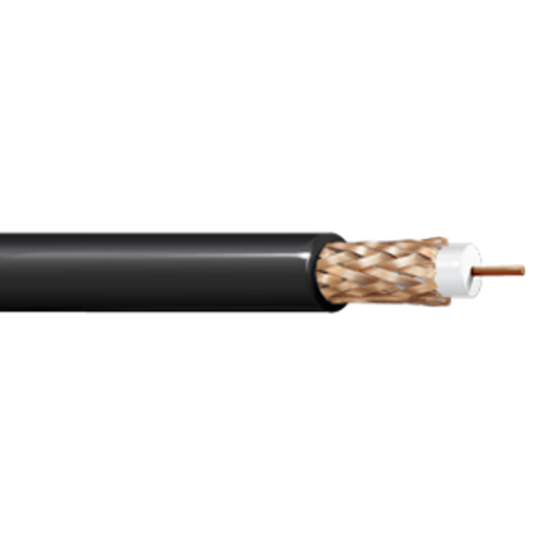 Belden 8237 13 AWG RG-8/U 52 Ohm Bare Copper Coax Cable