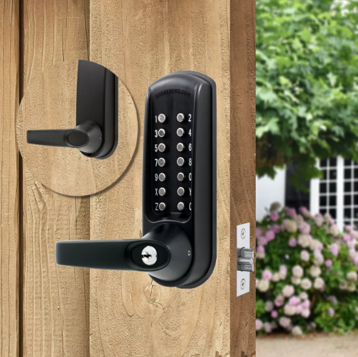 Heavy duty Black Marine Tubular Latch With Fire Rated Locks