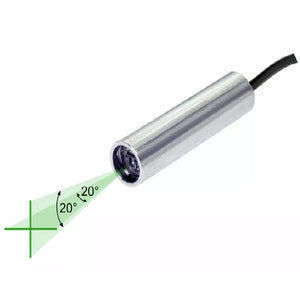 10 cm Focus 20 Deg 520 nm Class 1M Green Crosshairs Laser Module VLM-520-58 LPO-D20-F10