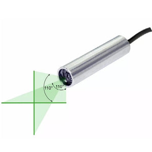 90 cm Focus 110 Deg 520 nm Class 1M Green Crosshairs Laser Module VLM-520-58 LPO-D110-F90