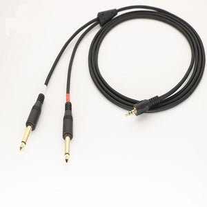 3.5mm TRS to Dual 6.35mm TS Cable PCM-AUC-29