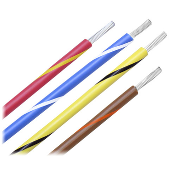 500' 16 AWG 26 Strands Blue Jacket Striped Marine Wire
