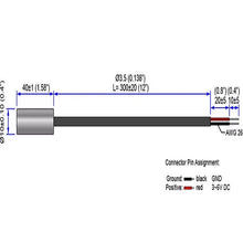 VLM-635-58 LPO-D15-F90 635 nm Red Crosshair Class 15° 90 cm