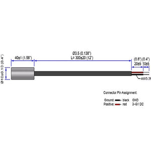 VLM-520-56 LPO-D110-F10 520 nm Green Line Class 1M 110° 10 cm