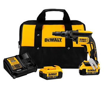 Dewalt 20V MAX XR Versa-Clutch Adjustable Torque Screwgun Kit DCF622M2