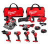 1/2 in Milwaulkee M18 Fuel 7-Tool Combo Kit 3697-27-DR