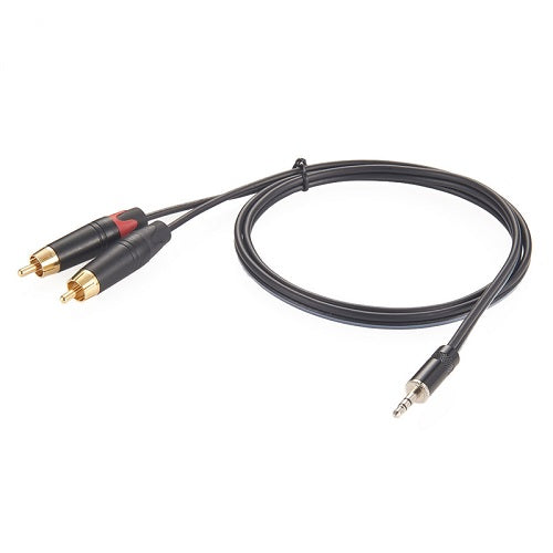 3.5mm Male to 2 Male RCA Adapter PCM-AUC-61