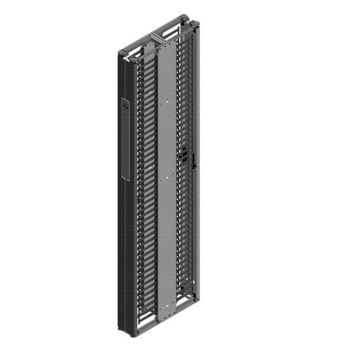 Motive Double-Sided Black Vertical Cable Manager 84