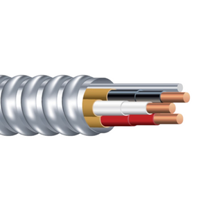 Duraclad 8/2C Copper with AL Ground Lightweight Steel Armor Cable 600V