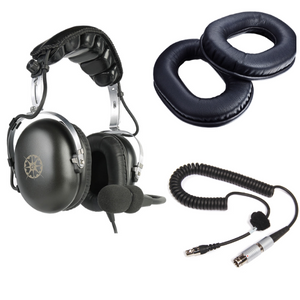 Passive + CEP Ear Plugs Vintage Aviation Headset