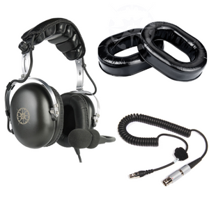 Passive + Active + Bluetooth Vintage Aviation Headset