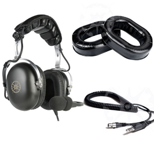 Passive Attenuation Vintage Aviation Headset