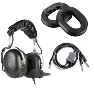 Passive + Active + Bluetooth Vintage Aviation Headset