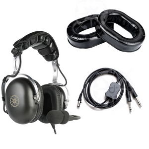 Passive + Active + Bluetooth Vintage Aviation Headset