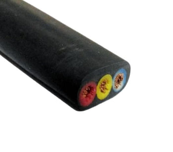 250' 10/2 Heavy Duty Flat W/GRND THW/submersible Pump Cable Copper PVC 600V