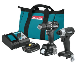 18V Makita Sub-Compact Brushless Cordless Combo Kit CX205RB