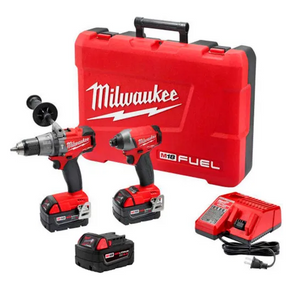 18V Milwaukee Hammer Drill/Impact Driver 5Ah Battery Combo Kit 236297