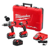 18V Milwaukee Hammer Drill/Impact Driver 5Ah Battery Combo Kit 236297