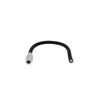 3 ft 4/0 Genflex Type W Pigtail Male/Female 16 Series Cam Connector to Bare End