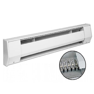 1000W 240V 48"L King Electric Baseboard Heater 6CB2412BW