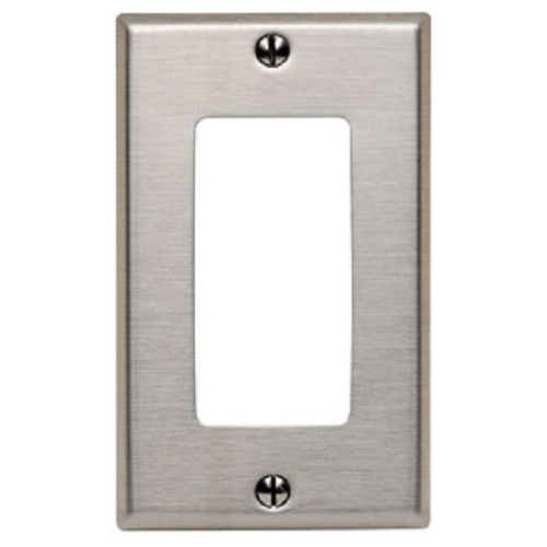1 Gang Decora Wallplate Stainless Steel SO26