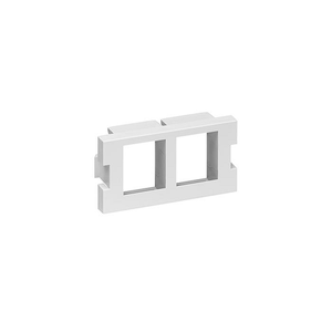 2 Port MOS Quickport Adapter 1 Unit High White 41291-2QW
